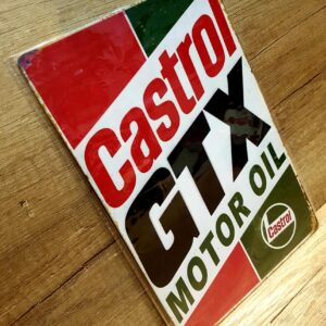 Plachetă decorativă din metal - Castrol GTX